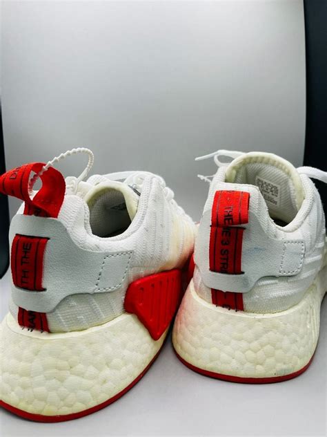 adidas nmd r2 white red fake|adidas nmds original.